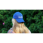 Merrimack Hat Co. Cooper Dad Cap with Buckle Strap Transfer - Cobalt - View 5