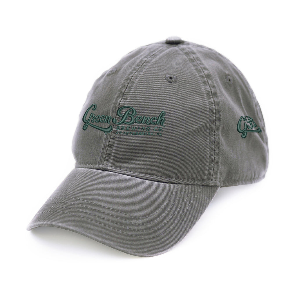 Merrimack Hat Co. Cooper Dad Cap with Buckle Strap Transfer - Grey - View 1