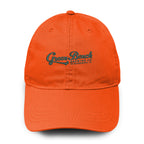Merrimack Hat Co. Cooper Dad Cap with Buckle Strap Transfer - Orange - View 2