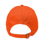 Merrimack Hat Co. Cooper Dad Cap with Buckle Strap Transfer - Orange - View 3