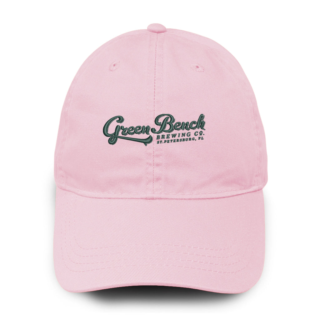 Merrimack Hat Co. Cooper Dad Cap with Buckle Strap Transfer - Pink - View 2