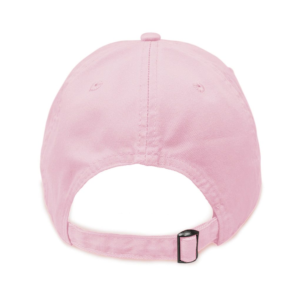 Merrimack Hat Co. Cooper Dad Cap with Buckle Strap Transfer - Pink - View 3