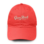 Merrimack Hat Co. Cooper Dad Cap with Buckle Strap Transfer - Red - View 2