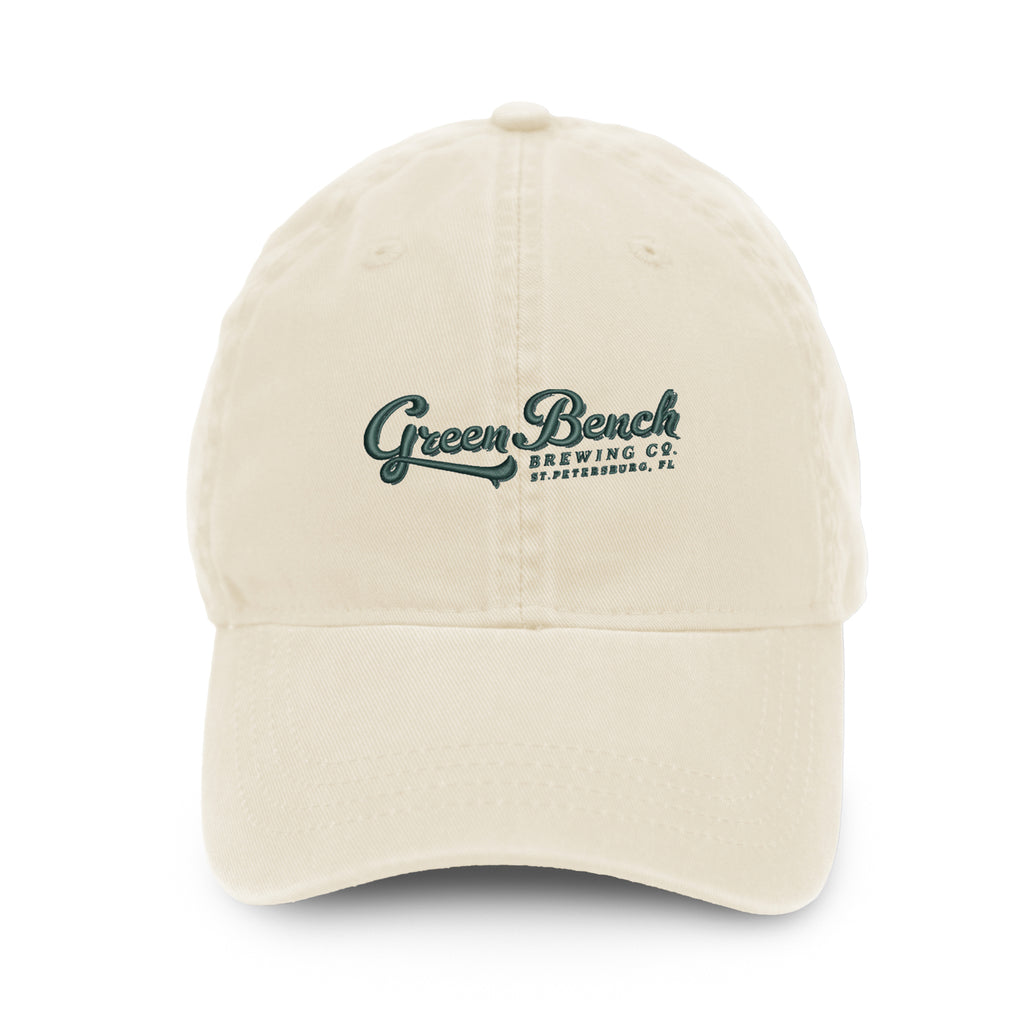 Merrimack Hat Co. Cooper Dad Cap with Buckle Strap Transfer - Stone - View 2