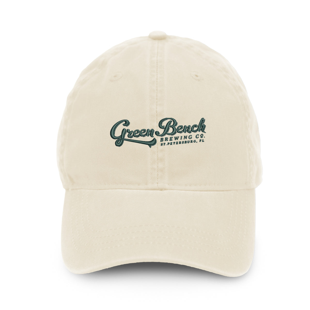Merrimack Hat Co. Cooper Dad Cap with Buckle Strap Transfer - Stone - View 2