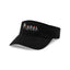 Merrimack Hat Co. Cotton Sun and Sport Visor Embroidery - Black - View 1