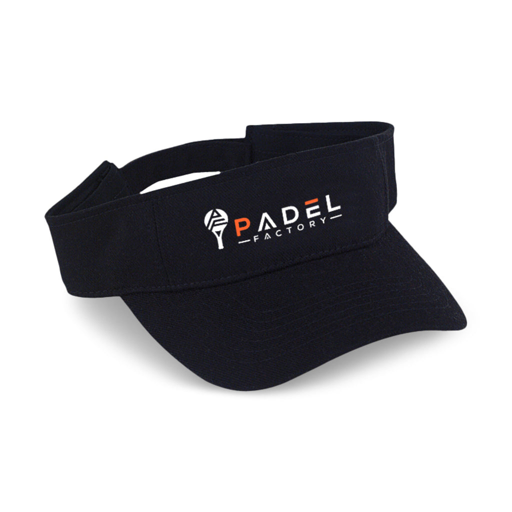 Merrimack Hat Co. Cotton Sun and Sport Visor Embroidery - Black - View 2