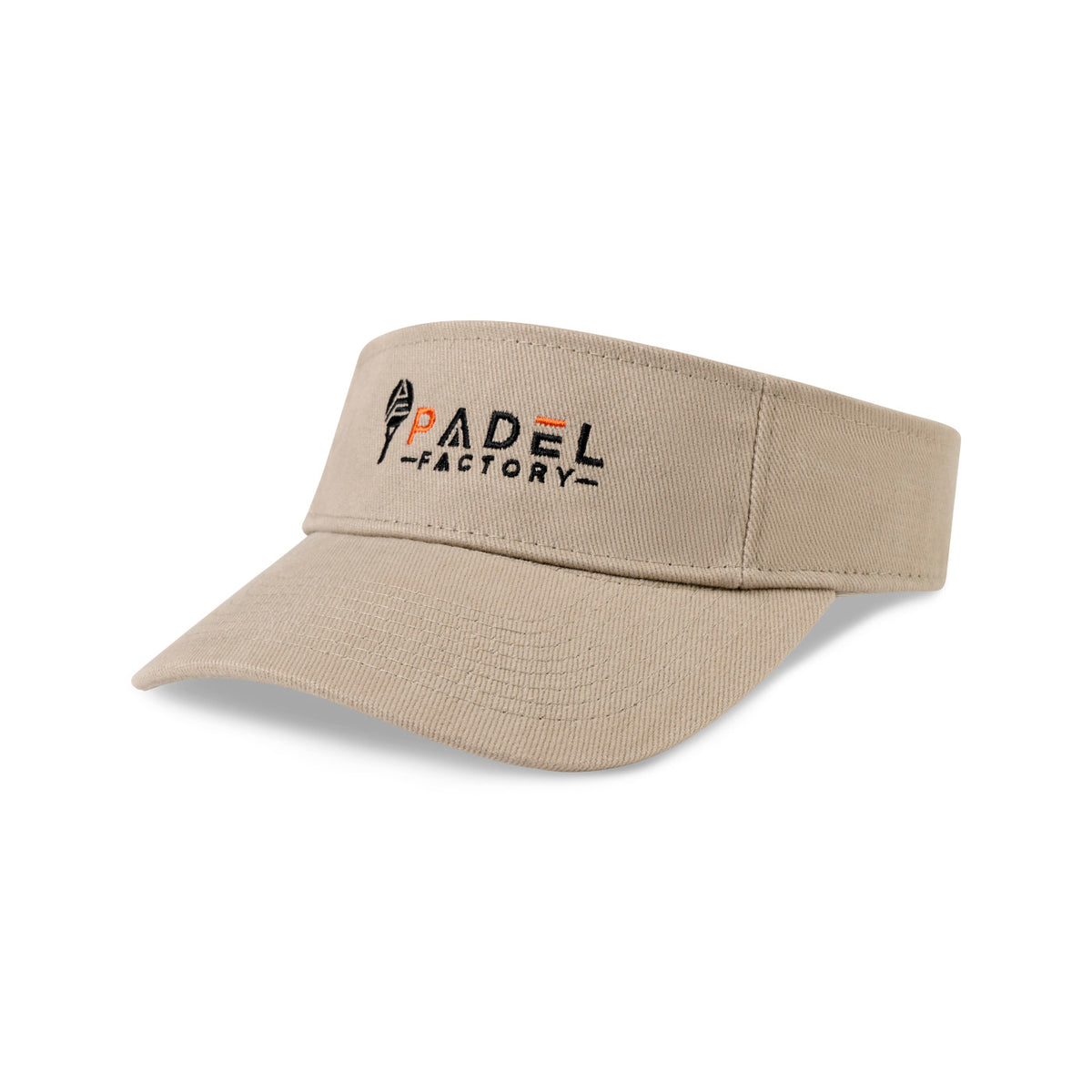 Merrimack Hat Co. Cotton Sun and Sport Visor Embroidery - Khaki - View 1