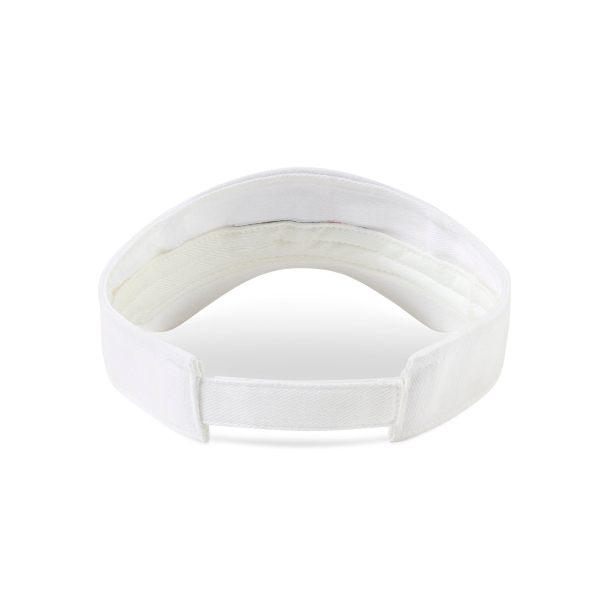 Merrimack Hat Co. Cotton Sun and Sport Visor Transfer - White - View 3