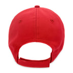 Merrimack Hat Co. Emerson Unstructured Cotton Cap Embroidery - Red - View 3