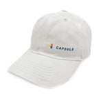Merrimack Hat Co. Emerson Unstructured Cotton Cap Embroidery - White - View 1