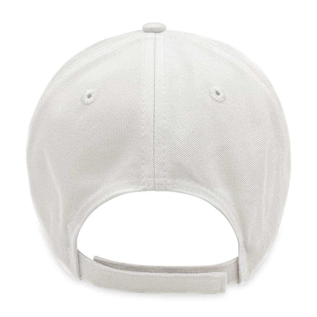 Merrimack Hat Co. Emerson Unstructured Cotton Cap Embroidery - White - View 3