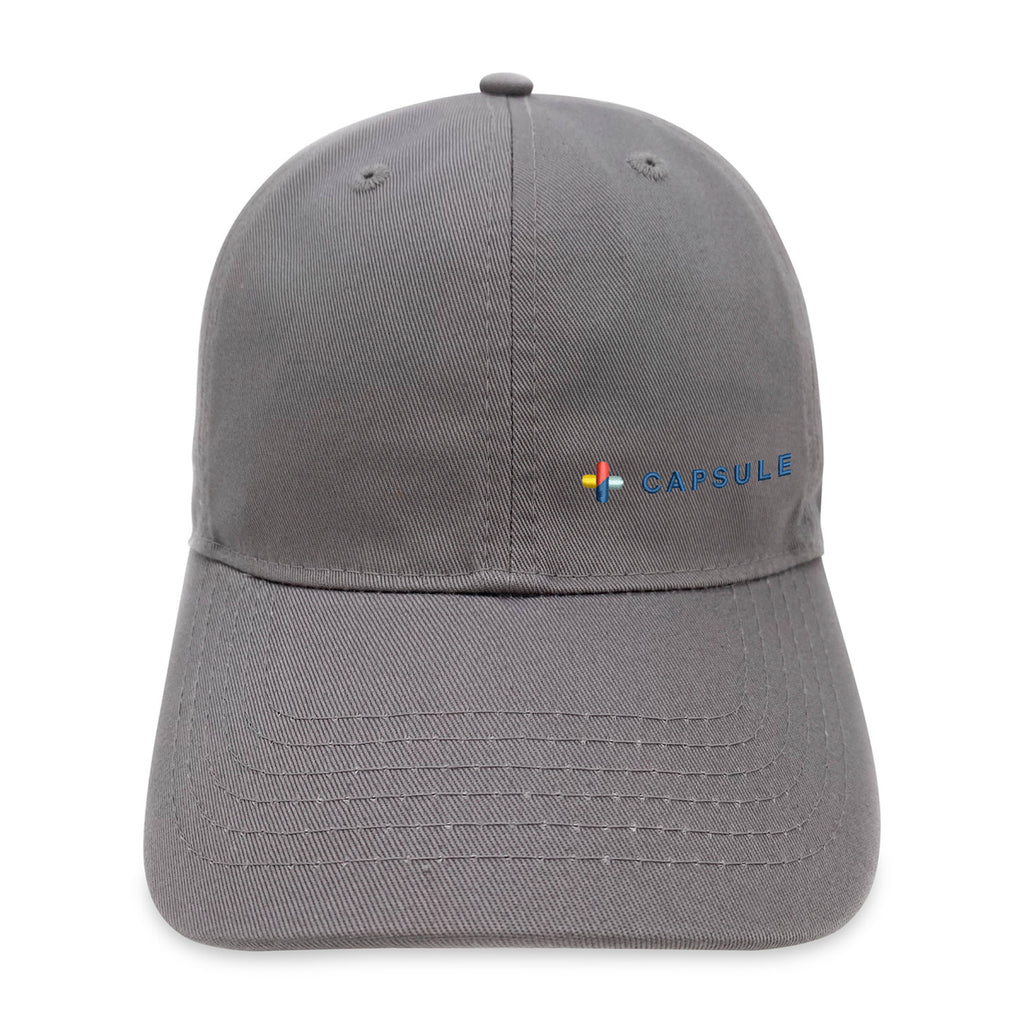 Merrimack Hat Co. Emerson Unstructured Cotton Cap Transfer - Grey - View 2