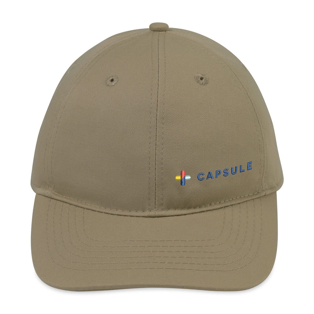 Merrimack Hat Co. Emerson Unstructured Cotton Cap Transfer - Khaki - View 2