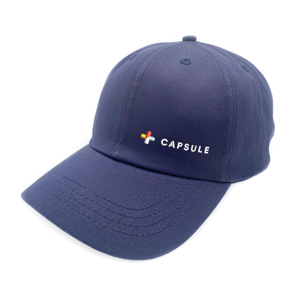 Merrimack Hat Co. Emerson Unstructured Cotton Cap Transfer - Navy - View 1