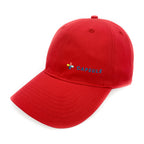 Merrimack Hat Co. Emerson Unstructured Cotton Cap Transfer - Red - View 1