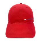 Merrimack Hat Co. Emerson Unstructured Cotton Cap Transfer - Red - View 2