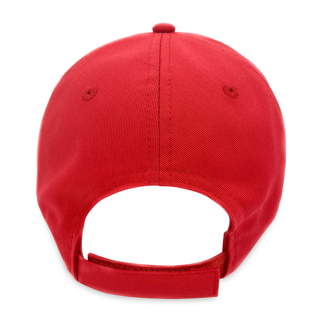 Merrimack Hat Co. Emerson Unstructured Cotton Cap Transfer - Red - View 3