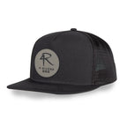 Merrimack Hat Co. Knox Quick Dry Trucker, 5 Panel Transfer - Black - View 1