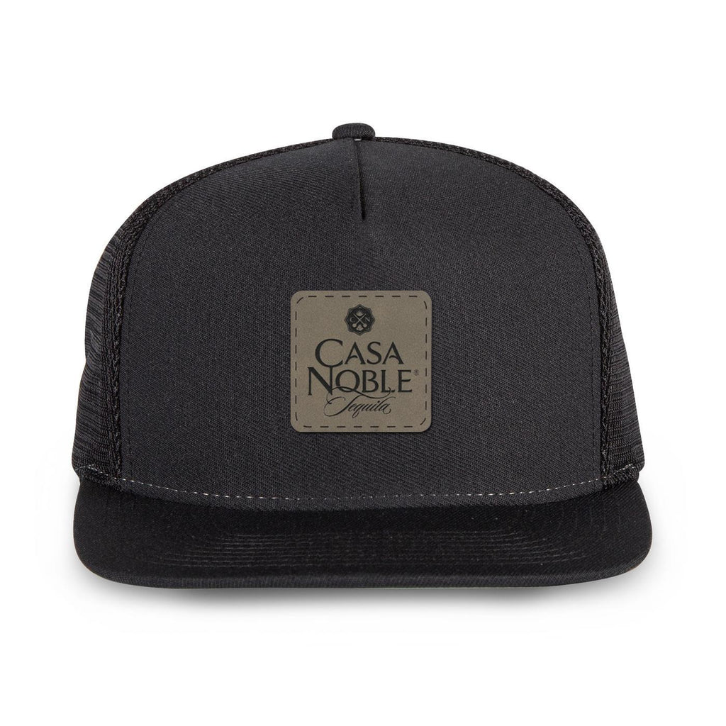 Merrimack Hat Co. Knox Quick Dry Trucker, 5 Panel Transfer - Black - View 3