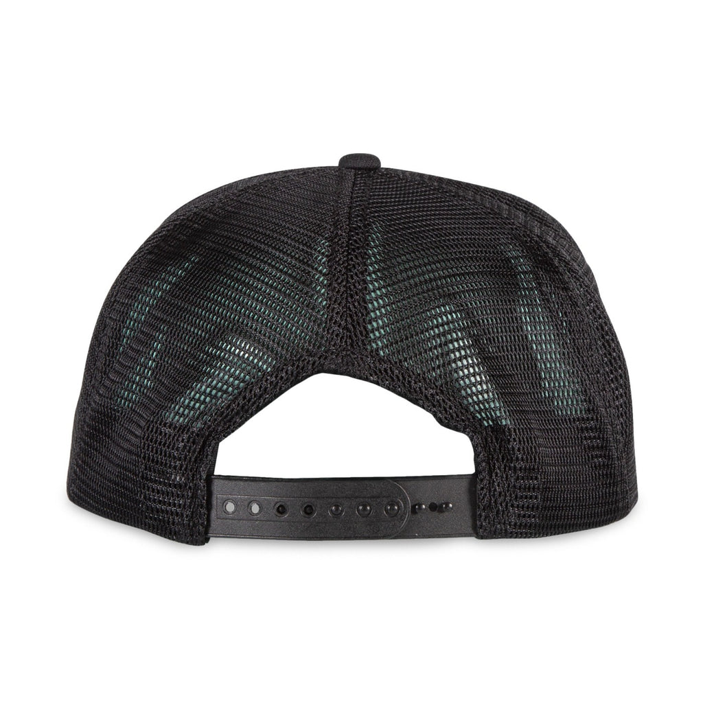 Merrimack Hat Co. Knox Quick Dry Trucker, 5 Panel Transfer - Black - View 4