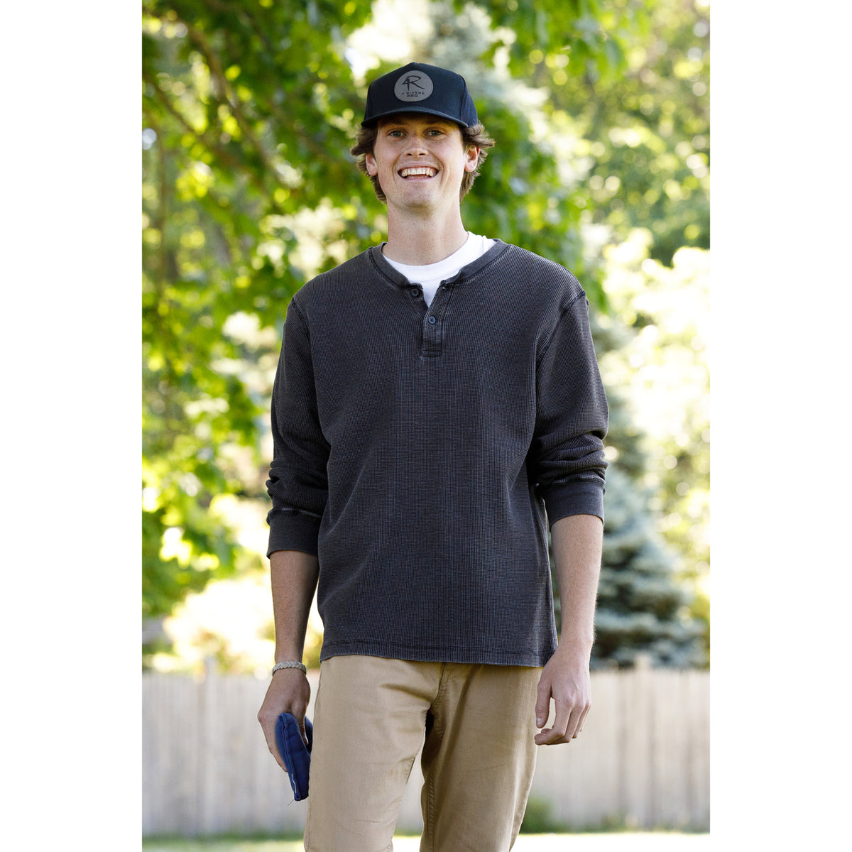 Merrimack Hat Co. Knox Quick Dry Trucker, 5 Panel Transfer - Black - View 6