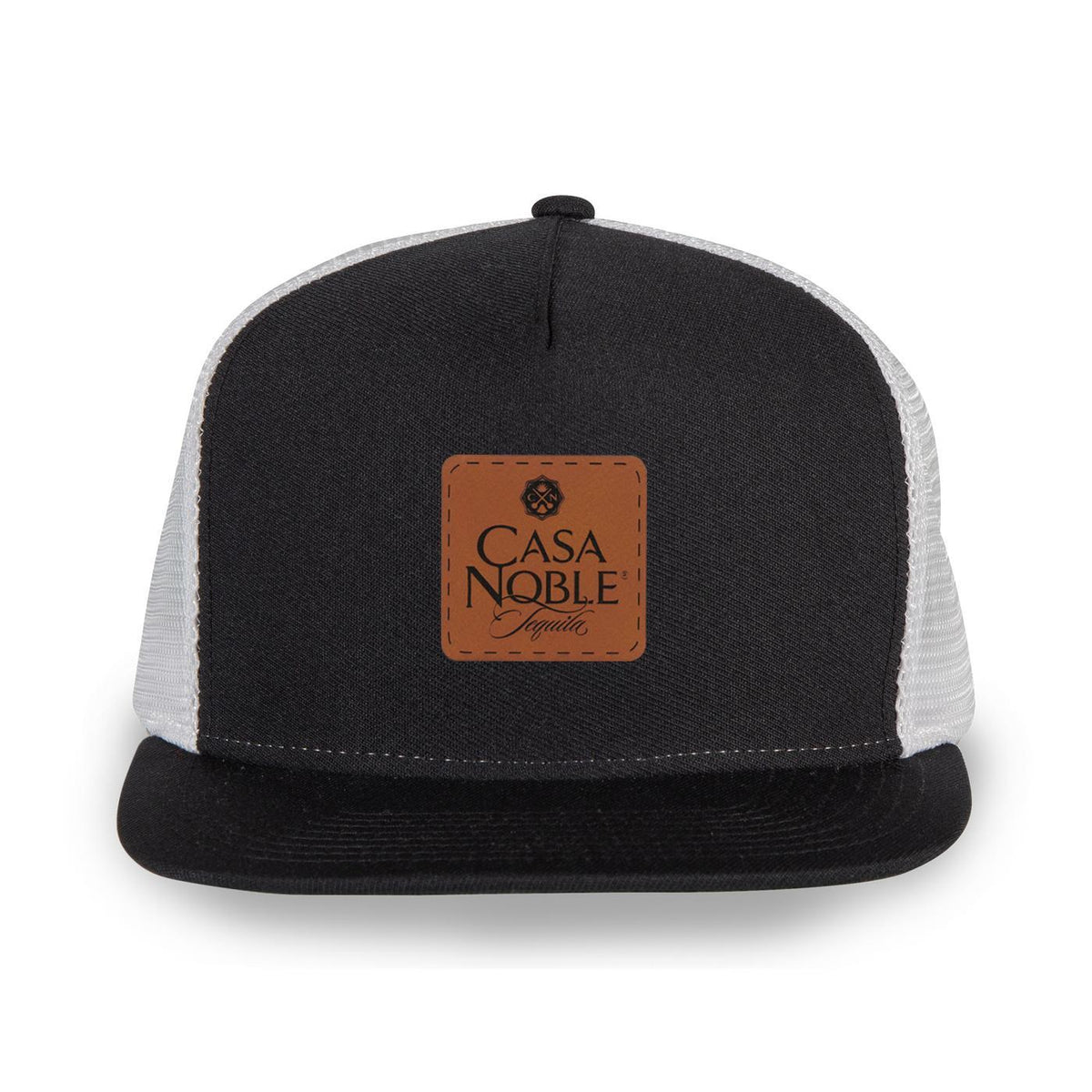 Merrimack Hat Co. Knox Quick Dry Trucker, 5 Panel Transfer - Black-White - View 3