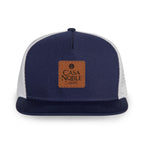 Merrimack Hat Co. Knox Quick Dry Trucker, 5 Panel Transfer - Navy/White - View 3