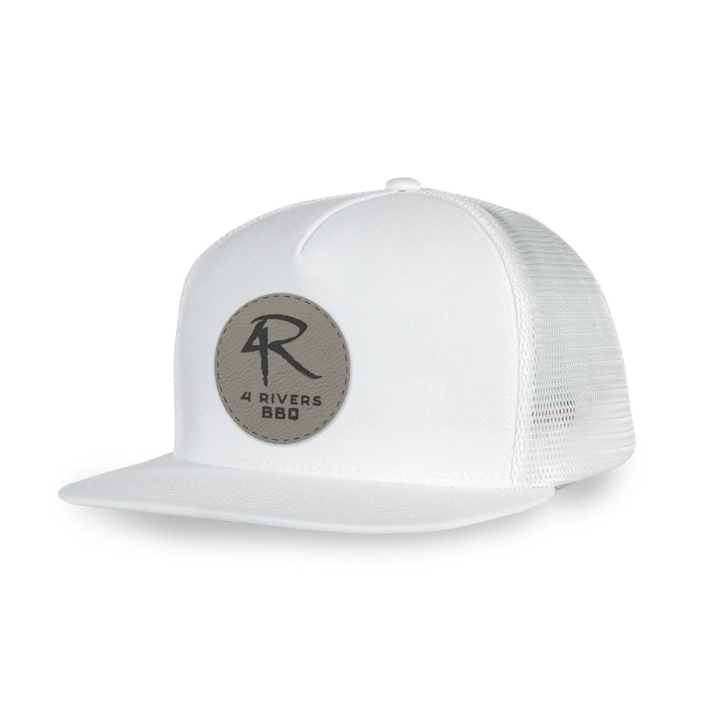 Merrimack Hat Co. Knox Quick Dry Trucker, 5 Panel Transfer - White - View 1