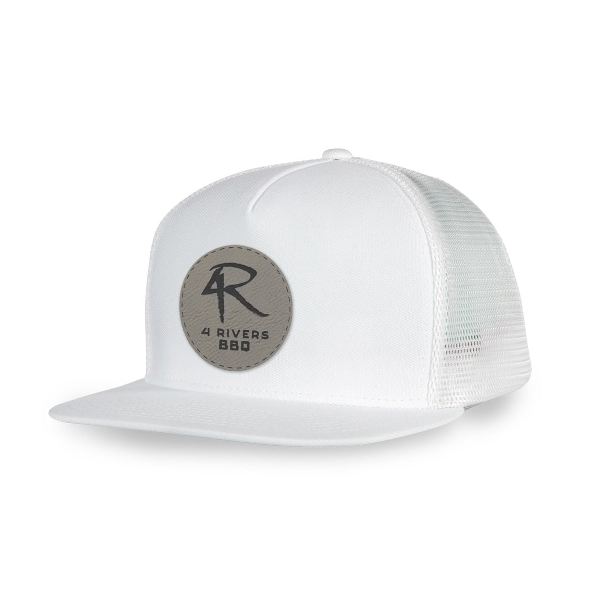 Merrimack Hat Co. Knox Quick Dry Trucker, 5 Panel Transfer - White - View 1