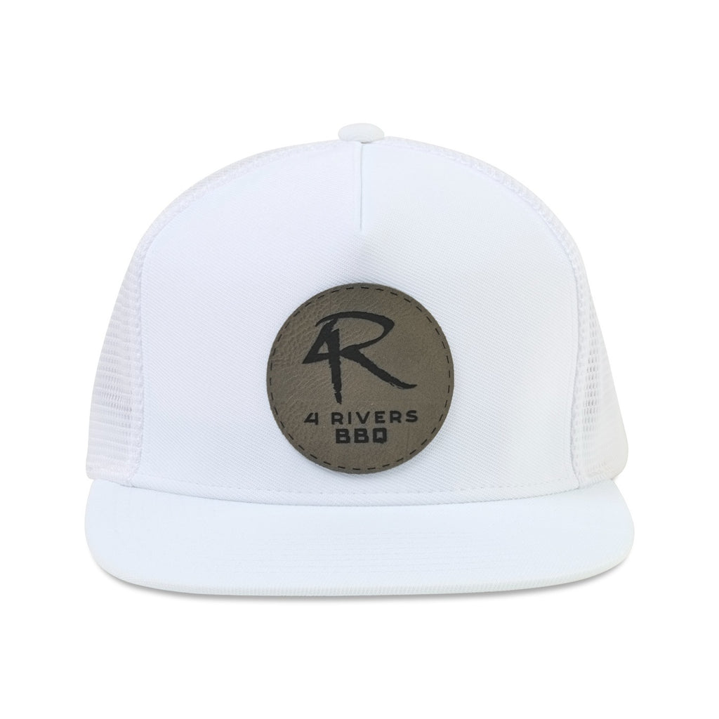 Merrimack Hat Co. Knox Quick Dry Trucker, 5 Panel Transfer - White - View 2