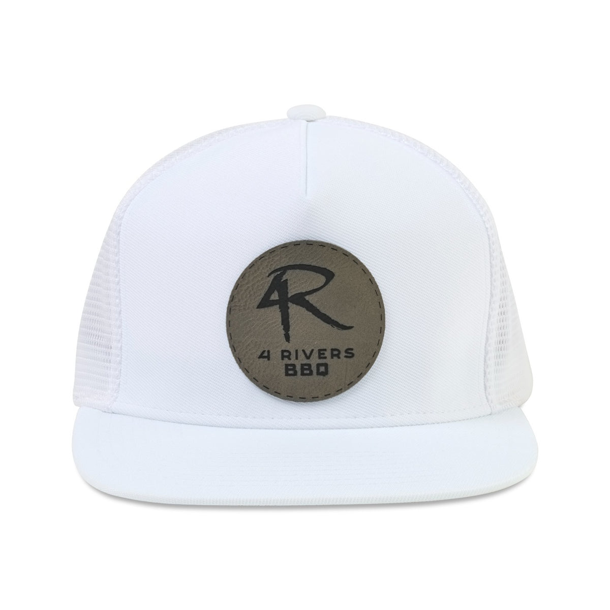 Merrimack Hat Co. Knox Quick Dry Trucker, 5 Panel Transfer - White - View 2