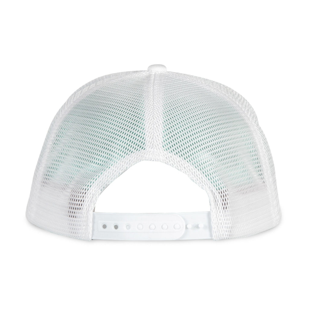Merrimack Hat Co. Knox Quick Dry Trucker, 5 Panel Transfer - White - View 4
