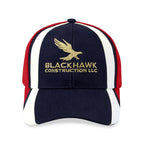 Merrimack Hat Co. Patriot Red White and Blue Cap Transfer - Red/White/Blue - View 2