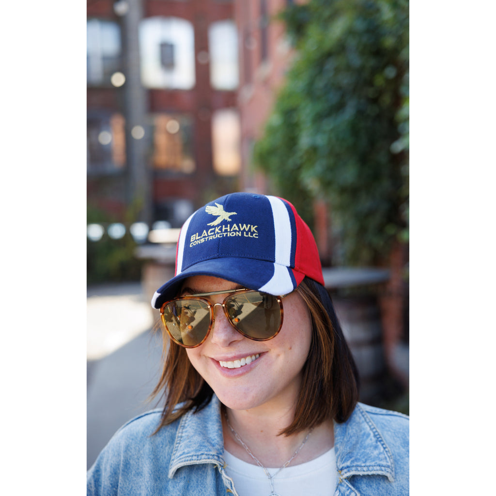Merrimack Hat Co. Patriot Red White and Blue Cap Transfer - Red/White/Blue - View 5