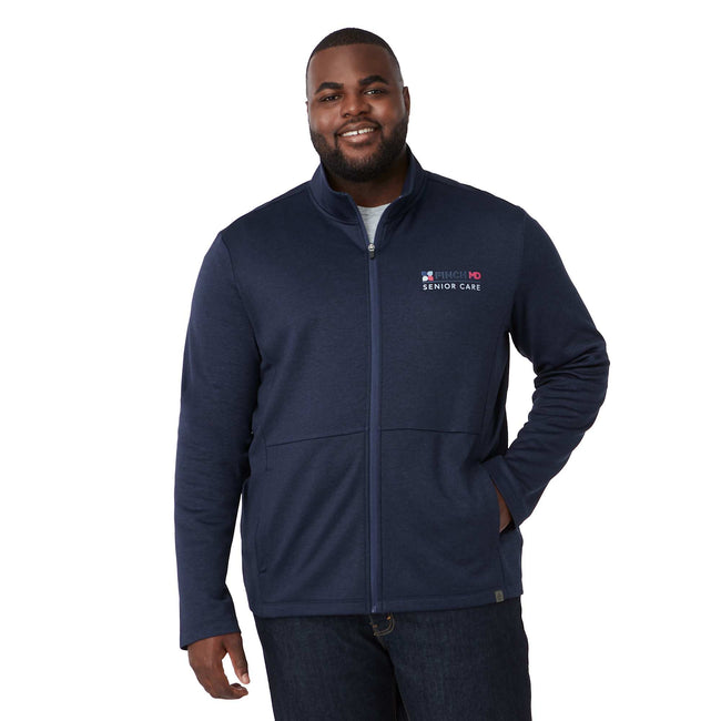 Merritt Recycled Fleece Full Zip for Men Embroidery