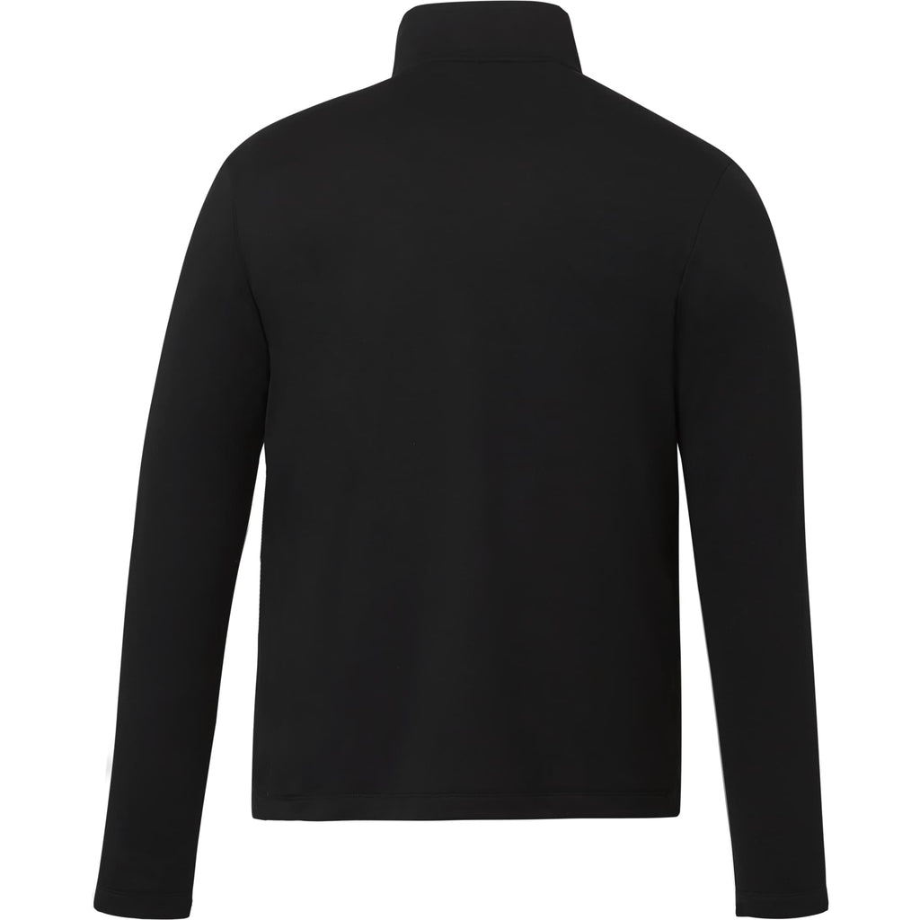 Merritt Recycled Fleece Full Zip for Men Transfer - Black - Back