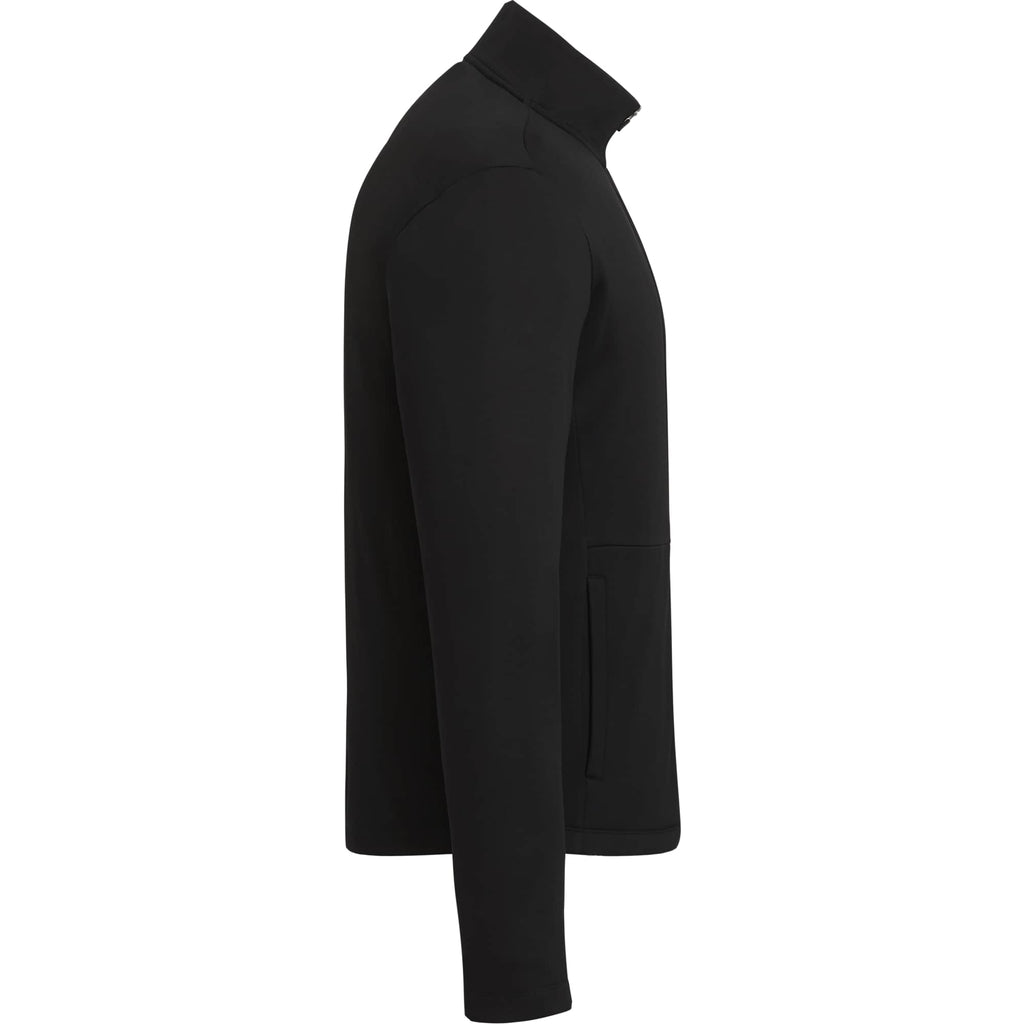 Merritt Recycled Fleece Full Zip for Men Transfer - Black - Right Side