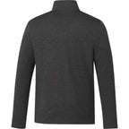 Merritt Recycled Fleece Full Zip for Men Transfer - Heather Dark Charcoal - Back