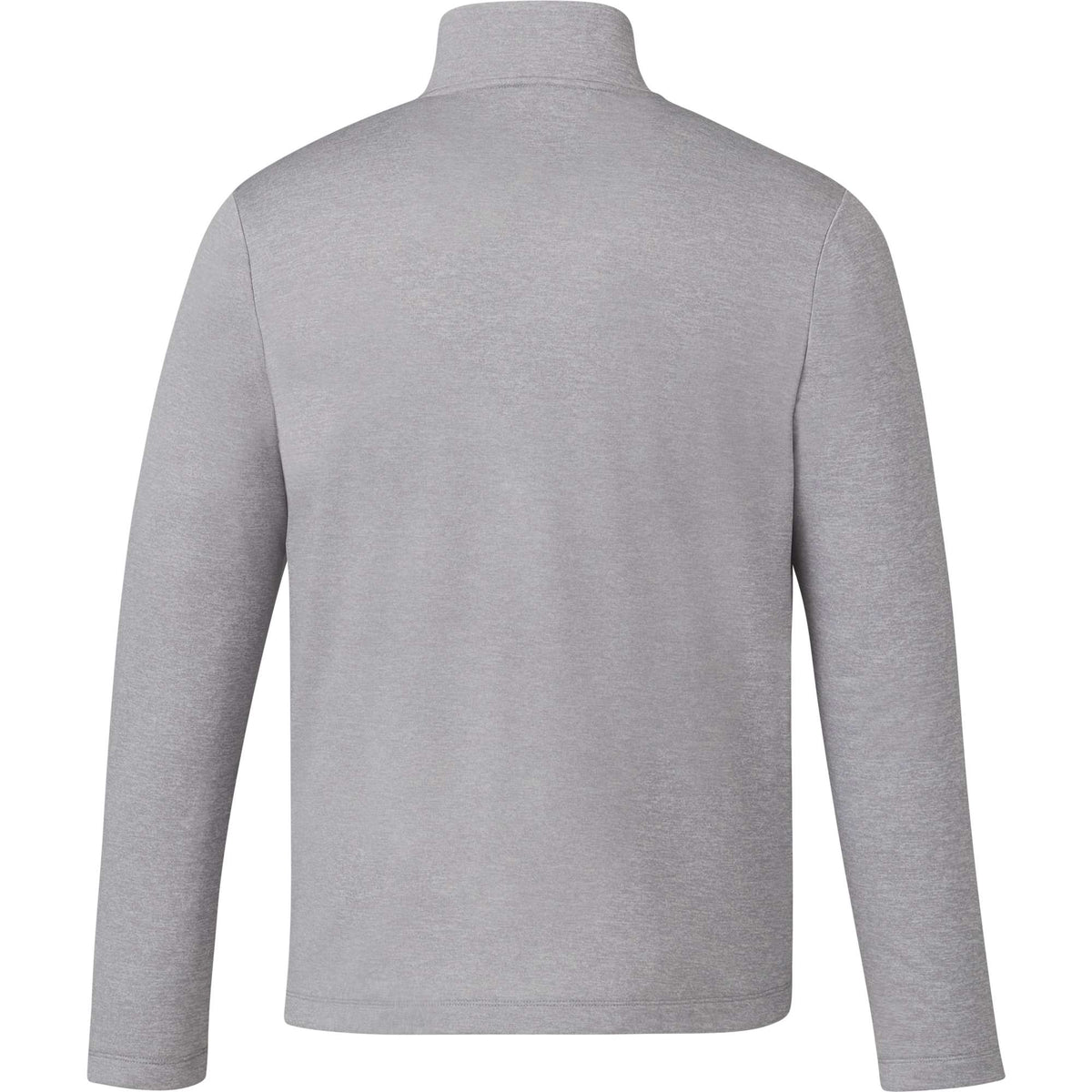 Merritt Recycled Fleece Full Zip for Men Transfer - Heather Grey - Back