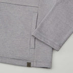 Merritt Recycled Fleece Full Zip for Men Transfer - Heather Grey - Detail 3