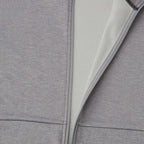 Merritt Recycled Fleece Full Zip for Men Transfer - Heather Grey - Detail 4