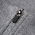 Merritt Recycled Fleece Full Zip for Men Transfer - Heather Grey - Detail 5