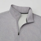 Merritt Recycled Fleece Full Zip for Men Transfer - Heather Grey - Detail