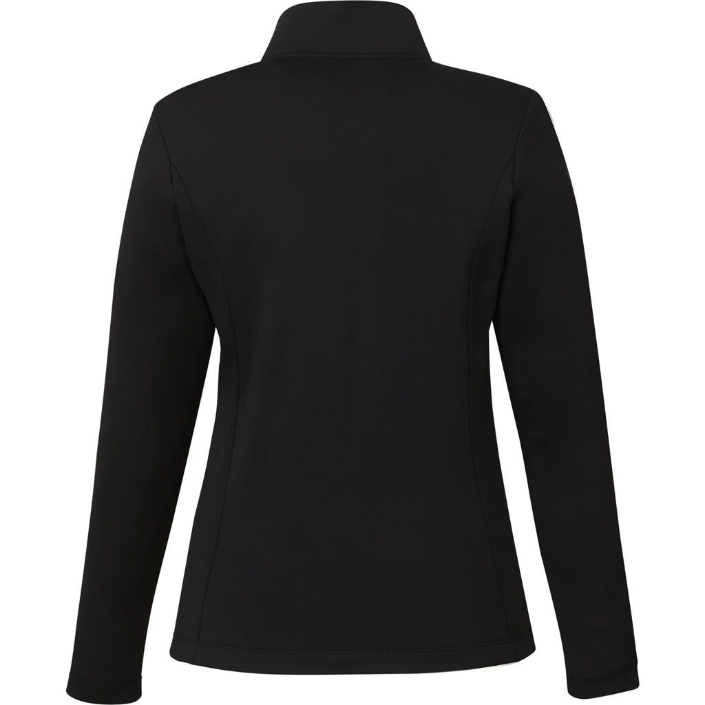 Merritt Recycled Fleece Full Zip for Women Transfer - Black - Back
