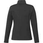 Merritt Recycled Fleece Full Zip for Women Transfer - Heather Dark Charcoal - Back