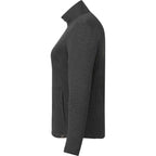 Merritt Recycled Fleece Full Zip for Women Transfer - Heather Dark Charcoal - Left Side