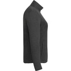 Merritt Recycled Fleece Full Zip for Women Transfer - Heather Dark Charcoal - Right Side