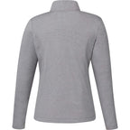 Merritt Recycled Fleece Full Zip for Women Transfer - Heather Grey - Back