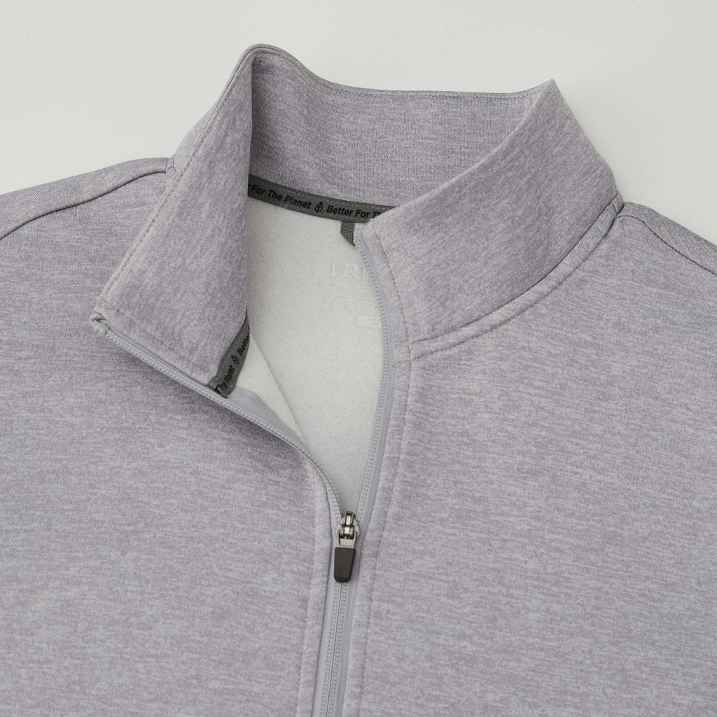 Merritt Recycled Fleece Full Zip for Women Transfer - Heather Grey - Detail 5